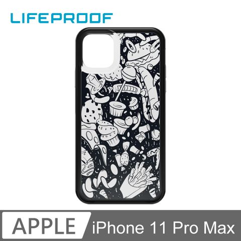 LifeProof iPhone 11 Pro Max 防摔保護殼-SLAM(黑白彩繪)
