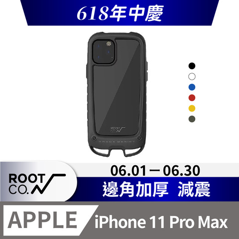 日本 ROOT CO. iPhone 11 Pro Max Gravity Hold. 雙掛勾式軍規防摔手機保護殼 - 共六色