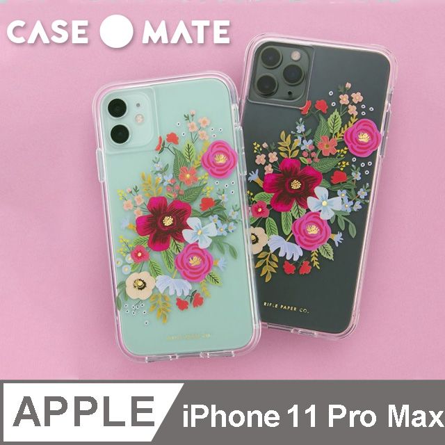 Case-Mate 美國 CaseMate x Rifle Paper Co. 限量聯名款 iPhone 11 Pro Max 防摔手機保護殼 - 玫瑰花束