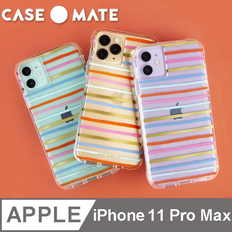 Case-Mate 美國 CaseMate x Rifle Paper Co. 限量聯名款 iPhone 11 Pro Max 防摔手機保護殼 - 歡樂條紋