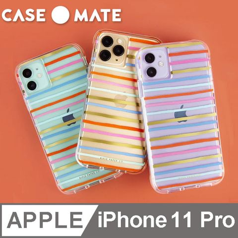 Case-Mate 美國 CaseMate x Rifle Paper Co. 限量聯名款 iPhone 11 Pro 防摔手機保護殼 - 歡樂條紋