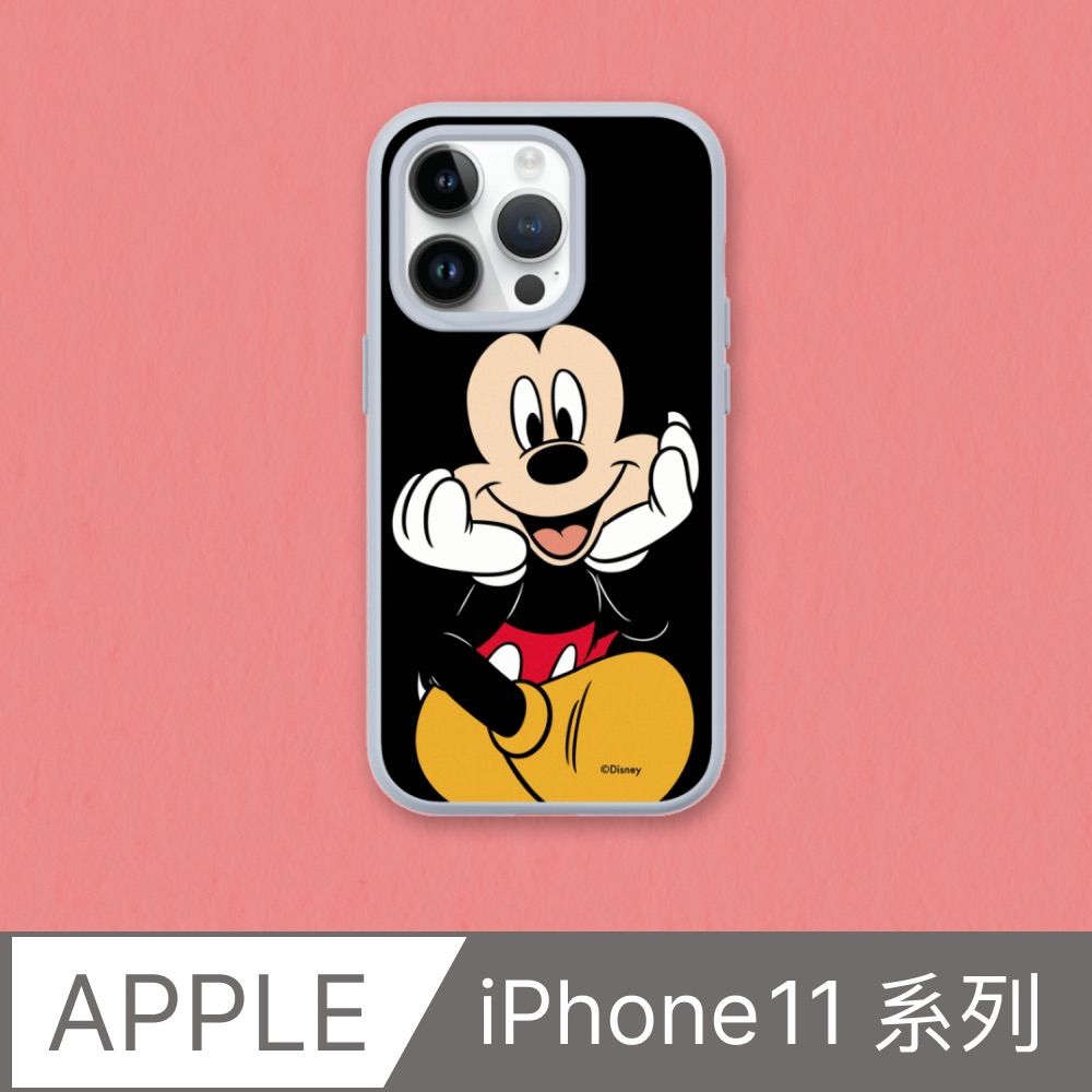 RHINOSHIELD 犀牛盾 iPhone 11系列SolidSuit防摔背蓋手機殼迪士尼-米奇系列-米奇看著你(多色可選)