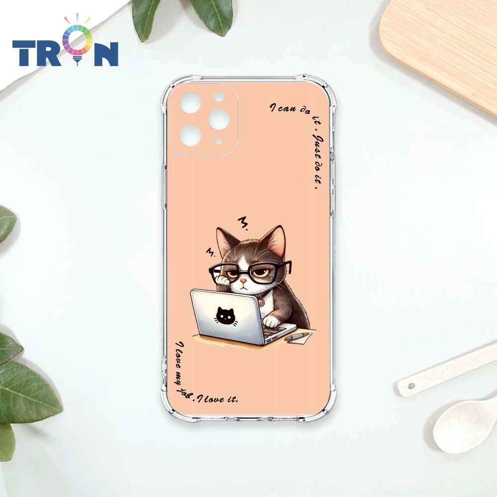  TRON IPhone 11 PRO MAX 小動物不想上班 四角防摔殼 手機殼