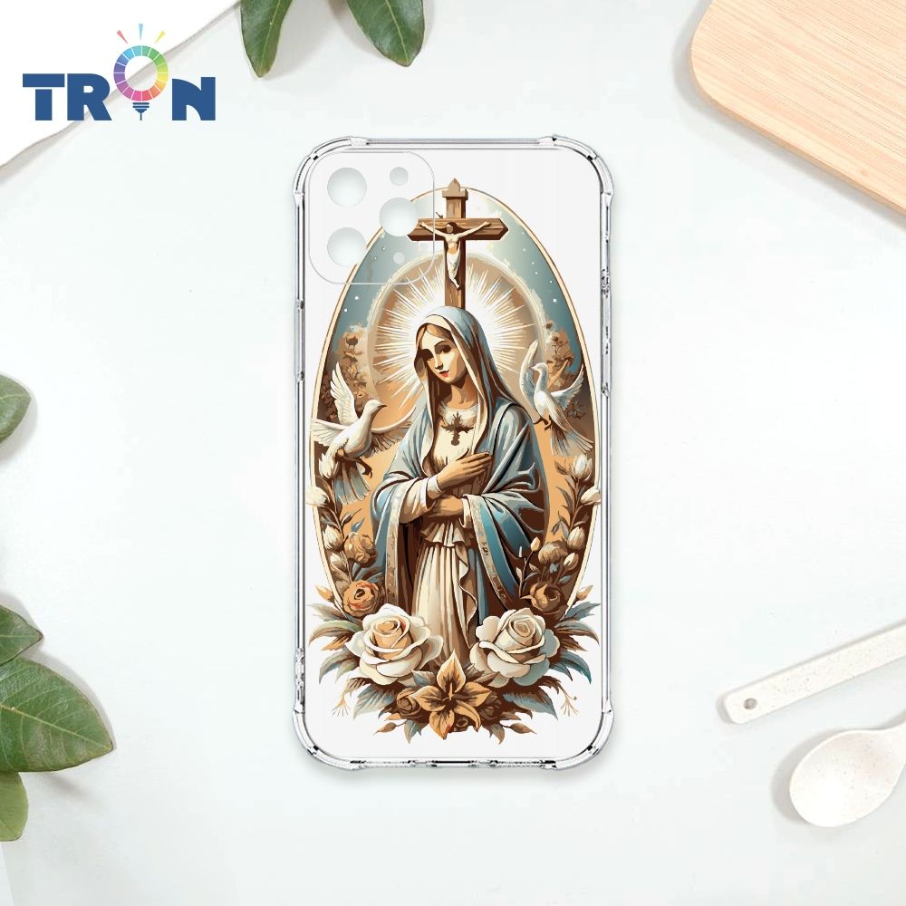  TRON IPhone 11 PRO MAX 聖母簡約風 四角防摔殼 手機殼