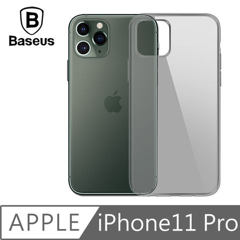 Baseus 倍思 iPhone11 Pro 高透TPU防摔軟殼保護套 透黑