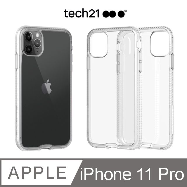 Tech21  好禮送下拉可選Tech 21英國超衝擊PURE CLEAR iPhone 11 Pro 防撞硬式清透保護殼【硬式】