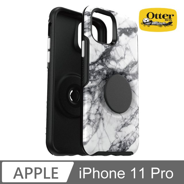 OTTERBOX   Otter + Pop iPhone 11 Pro Symmetry炫彩幾何泡泡騷保護殼-白大理石