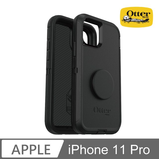 OTTERBOX   Otter + Pop iPhone 11 Pro Defender 防禦者系列泡泡騷保護殼-黑