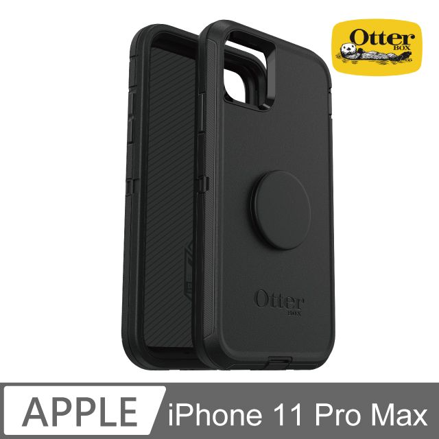 OTTERBOX   Otter + Pop iPhone 11 Pro Max Defender 防禦者系列泡泡騷保護殼-黑