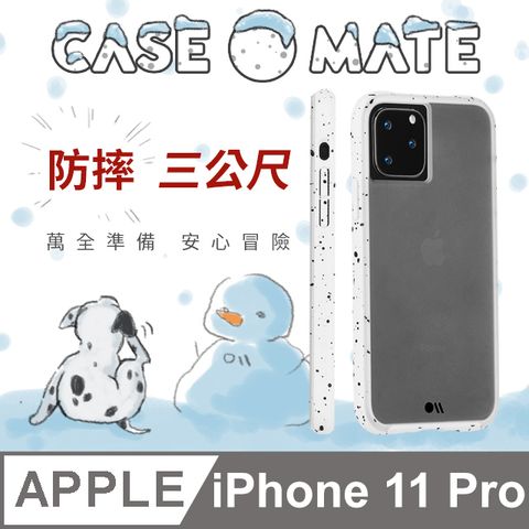 Case-Mate 美國 CaseMate iPhone 11 Pro Tough Speckled 強悍防摔手機保護殼 - 大麥町 - 白