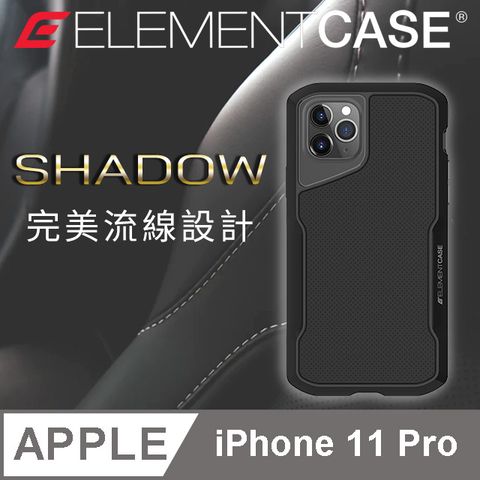 美國 Element Case iPhone 11 Pro Shadow 流線手感軍規殼 - 醇黑