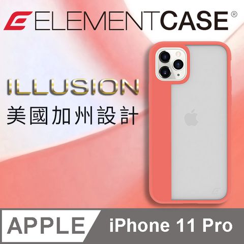 Element Case 美國  iPhone 11 Pro Illusion 輕薄幻影軍規殼 - 珊瑚橘