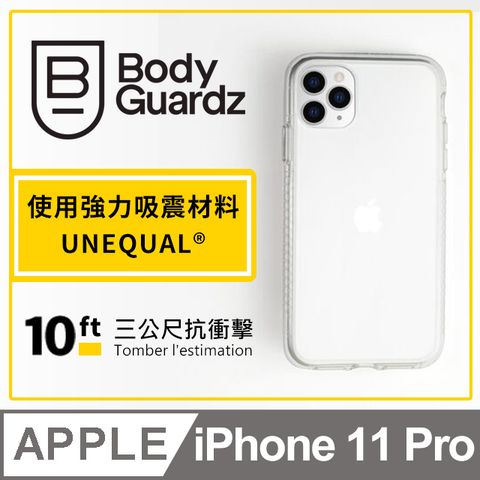 BodyGuardz 美國  iPhone 11 Pro Ace Pro 頂級王牌耐衝擊軍規殼 - 透明