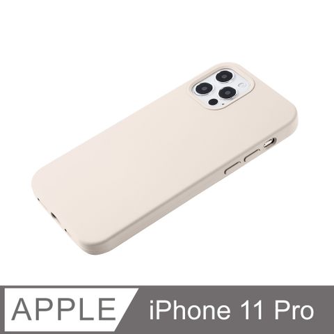 【經典液態殼l莊園系列】iPhone 11 Pro 手機殼 i11 Pro 保護殼 矽膠殼 軟殼 (古董白)