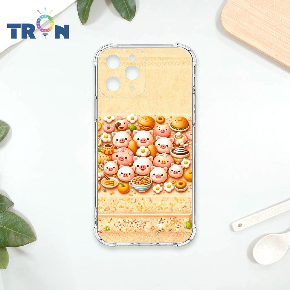  TRON IPhone 11 PRO 小豬與食物系列 四角防摔殼 手機殼