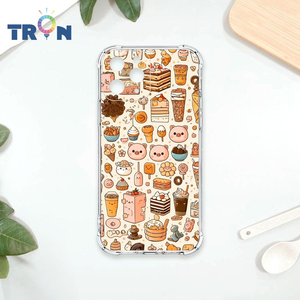  TRON IPhone 11 PRO 小豬與食物系列 四角防摔殼 手機殼