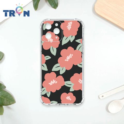 TRON IPhone 11 PRO 平塗手繪花A款 四角防摔殼 手機殼