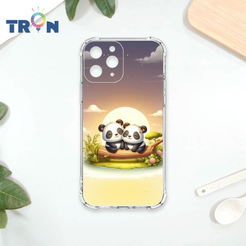 TRON IPhone 11 PRO 可愛萌熊貓 四角防摔殼 手機殼