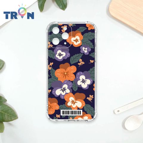 TRON IPhone 11 PRO 平塗手繪花E款  載具 四角防摔殼 手機殼