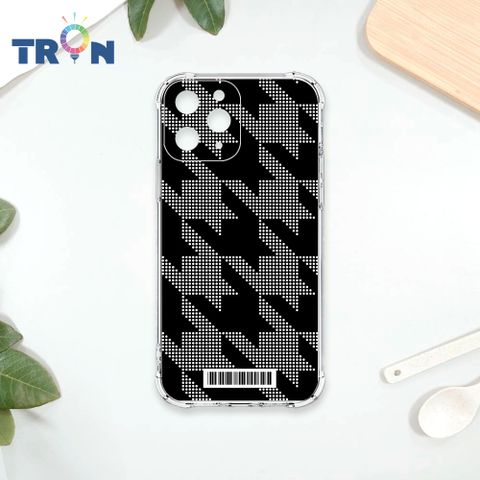TRON IPhone 11 PRO 幾何圓點千鳥紋  載具 四角防摔殼 手機殼