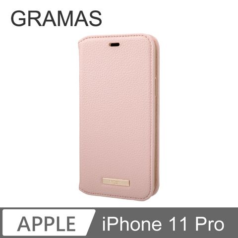 Gramas iPhone 11 Pro 時尚工藝 掀蓋式皮套 - Shrink (粉)
