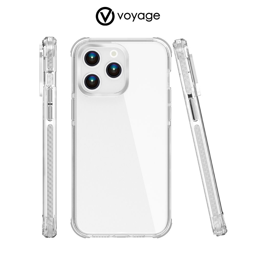 VOYAGE 超軍規防摔保護殼-Pure Tactical 白-iPhone 15 Pro (6.1)