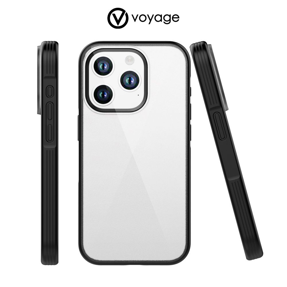 VOYAGE 超軍規防摔保護殼-Pure Sport 酷黑-iPhone 15 Pro (6.1)