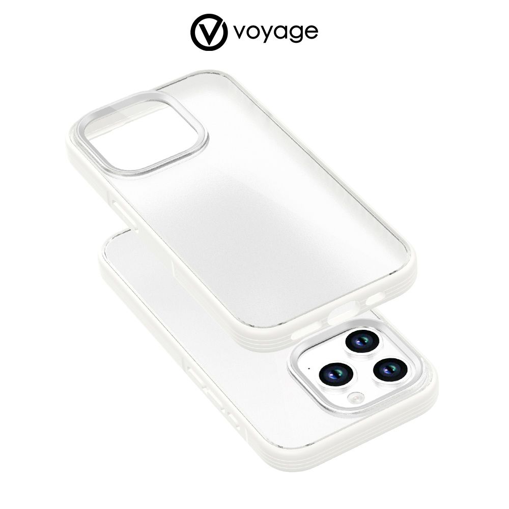 VOYAGE 超軍規防摔保護殼-Pure Sport 純白-iPhone 15 Pro (6.1)