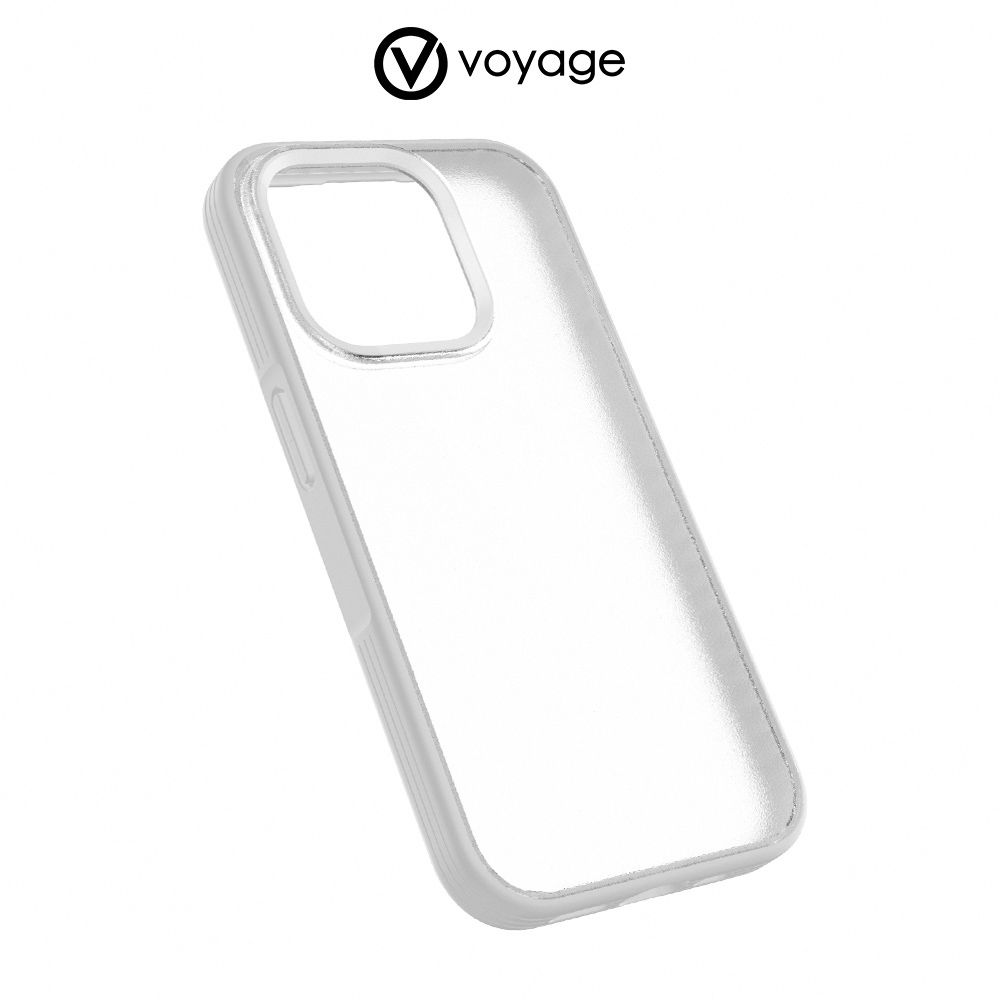 VOYAGE 超軍規防摔手機保護殼-Pure Sport 淺灰-iPhone 15 Pro (6.1) 可⽀援MagSafe週邊配件