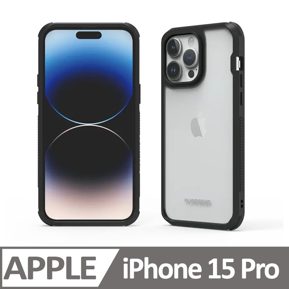 PureGear 普格爾 Apple iPhone 15 Pro 6.1吋 DUALTEK 坦克透明防摔手機殼