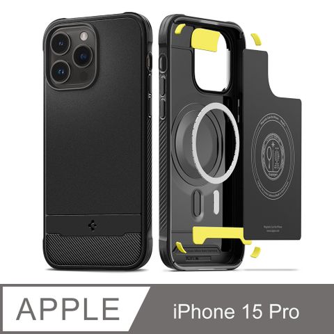 spigen iPhone 15 Pro Rugged Armor MagFit 保護殼