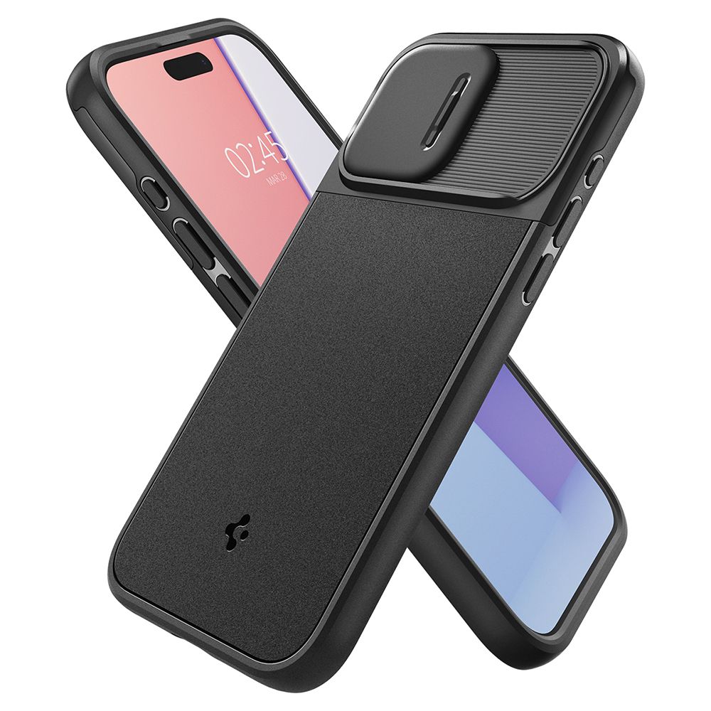 spigen iPhone 15 Pro Optik Armor MagFit-磁吸軍規防摔保護殼