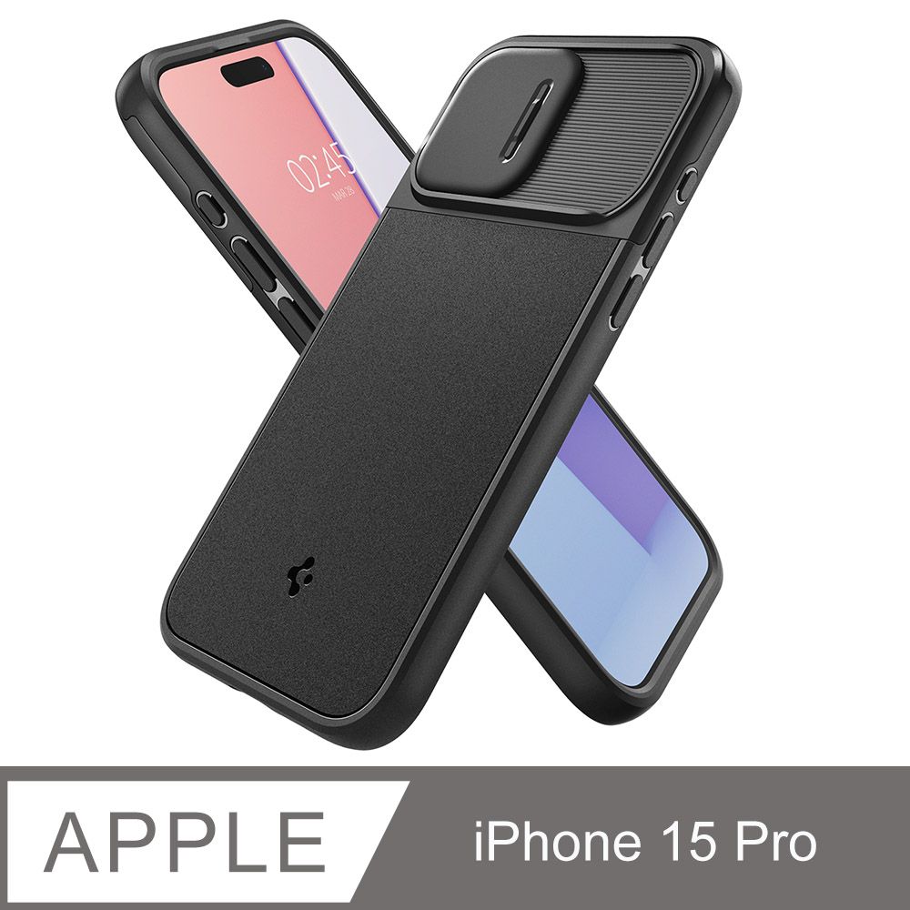 spigen iPhone 15 Pro Optik Armor MagFit-磁吸軍規防摔保護殼