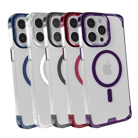 hoda iPhone 15 Pro MagSafe 羽石輕薄防摔保護殼