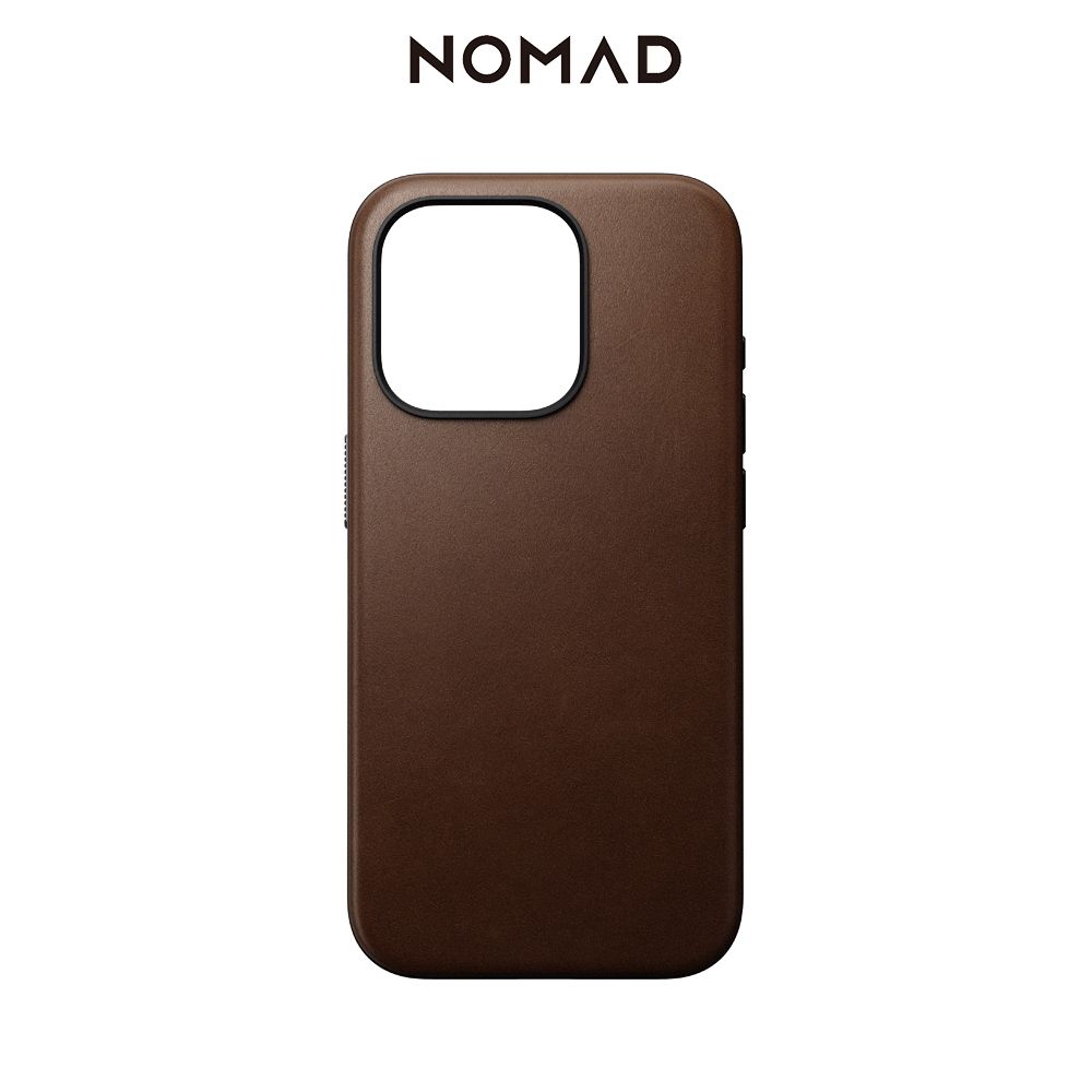 NOMAD 美國 嚴選Classic皮革保護殼-iPhone 15 Pro (6.1)