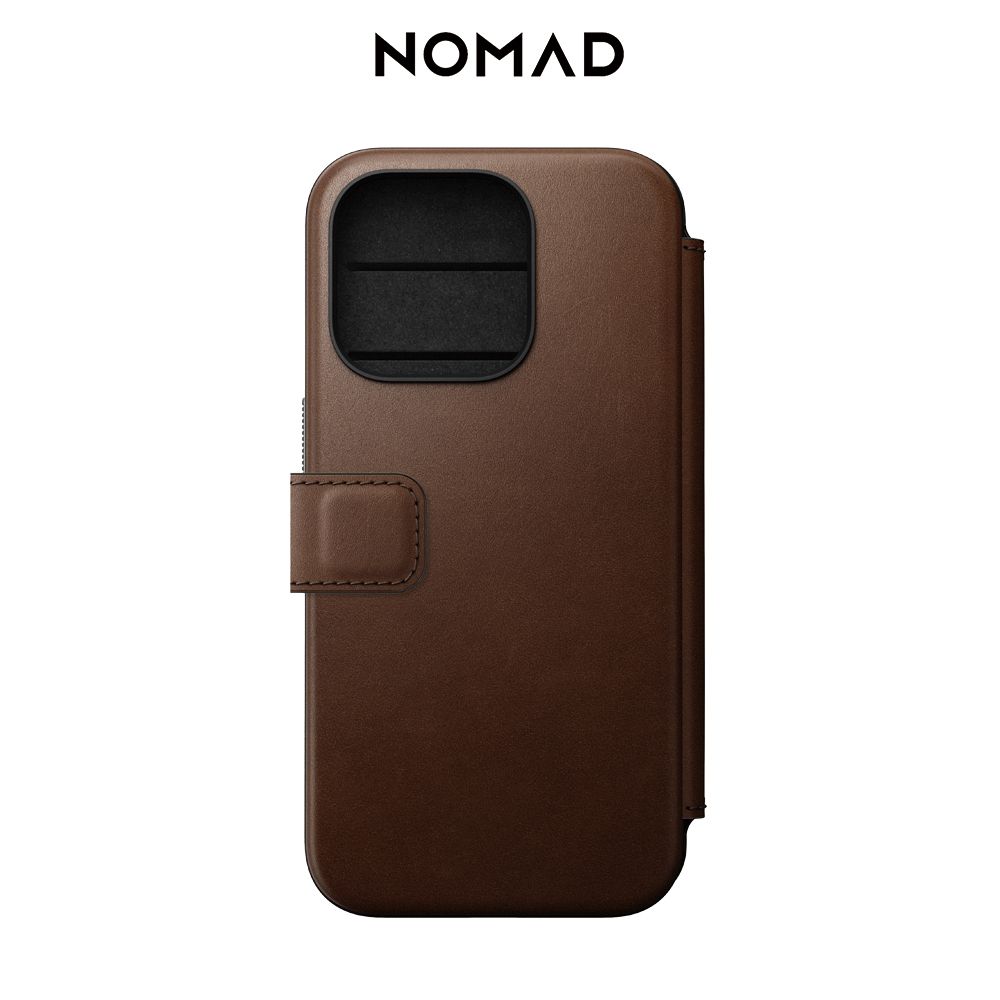 NOMAD 美國 嚴選Classic皮革保護套-iPhone 15 Pro (6.1)