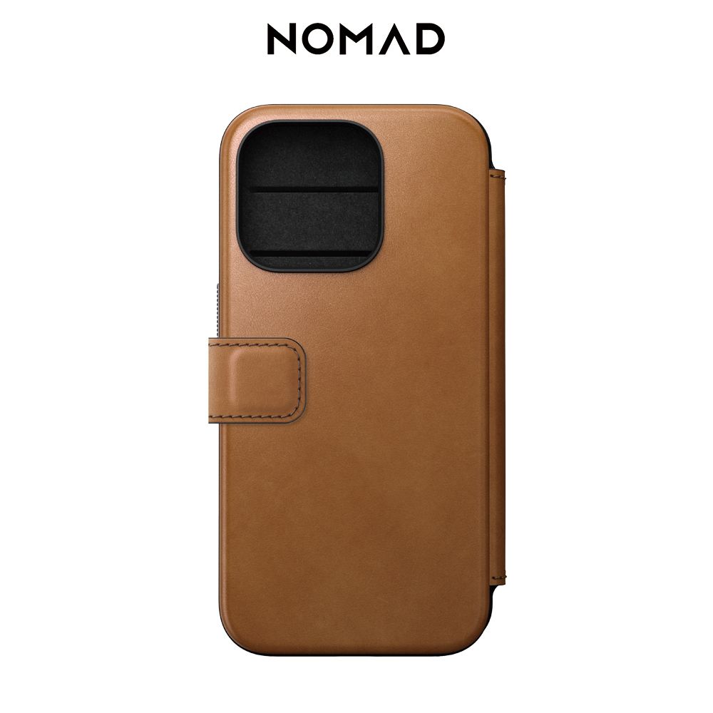 NOMAD 美國 嚴選Classic皮革保護套-iPhone 15 Pro (6.1)