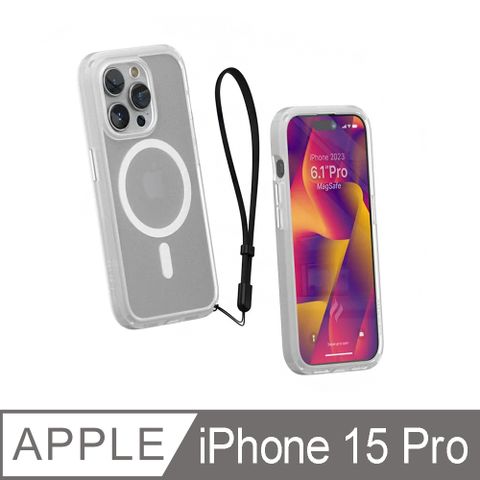 catalyst iPhone15 Pro (6.1吋) MagSafe 防摔耐衝擊保護殼霧透