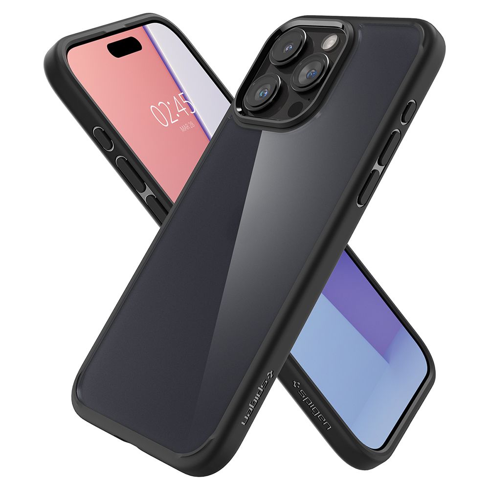 spigen iPhone 15 Pro Ultra Hybrid 防摔保護殼(霧透黑)