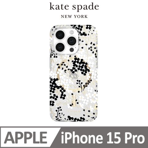 【kate spade】iPhone 15 Pro MagSafe 精品手機殼 神秘叢林