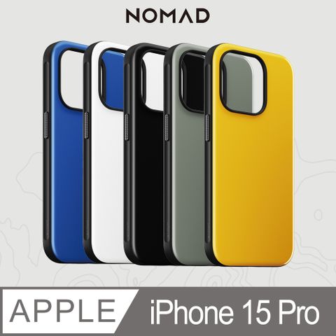 【支援MagSafe無線充電】Sport Case美國NOMAD 運動彩酷"磁吸"保護殼 iPhone 15 Pro (6.1")