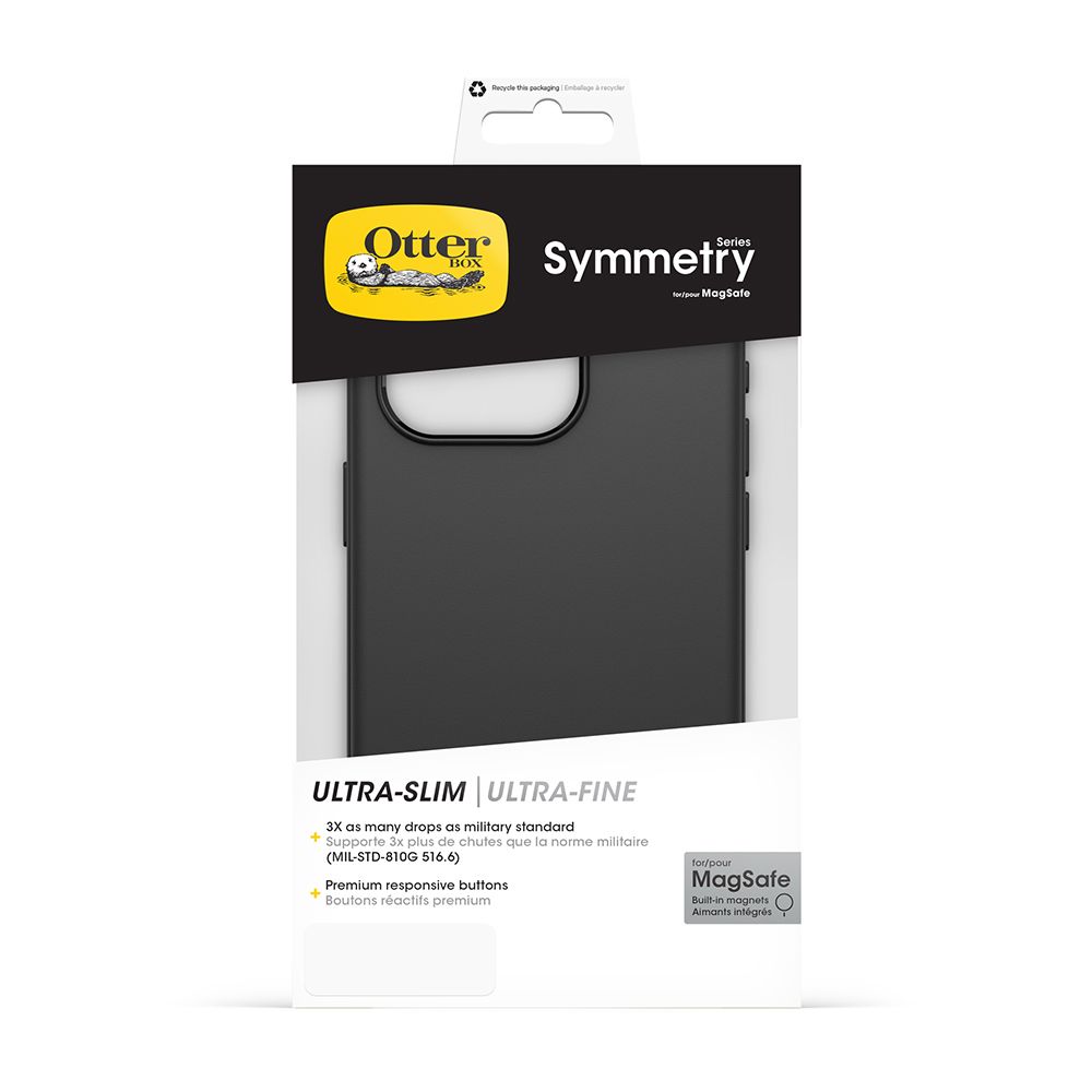 OTTERBOX   iPhone 15 Pro 6.1吋 Symmetry Plus 炫彩幾何保護殼-黑(支援MagSafe)