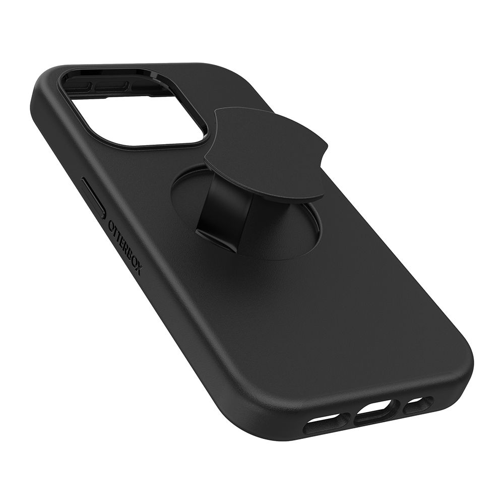 OTTERBOX   iPhone 15 Pro 6.1吋 OtterGrip Symmetry 炫彩幾何保護殼-黑(支援MagSafe)