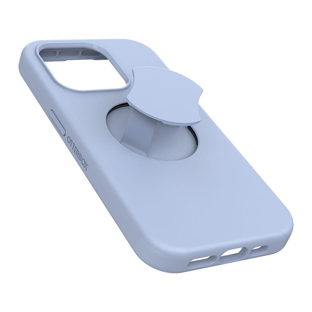 OTTERBOX   iPhone 15 Pro 6.1吋 OtterGrip Symmetry 炫彩幾何保護殼-藍(支援MagSafe)