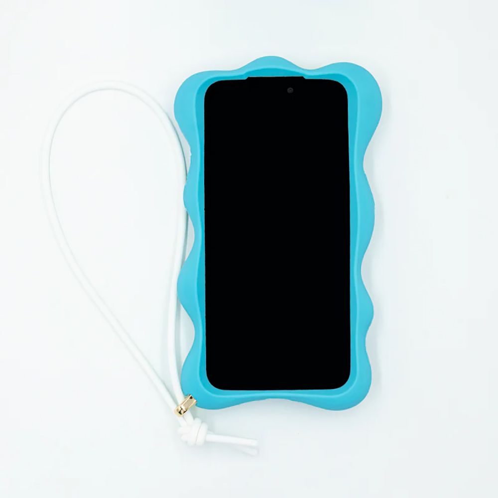 Candies iPhone 15 Pro - Happy & Free愛心手機殼(藍)手機殼