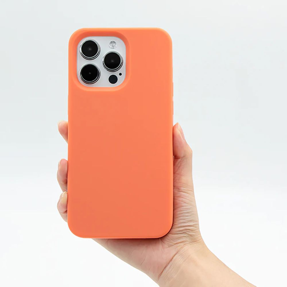 Candies iPhone 15 Pro - Simple系列素面殼(橘)手機殼
