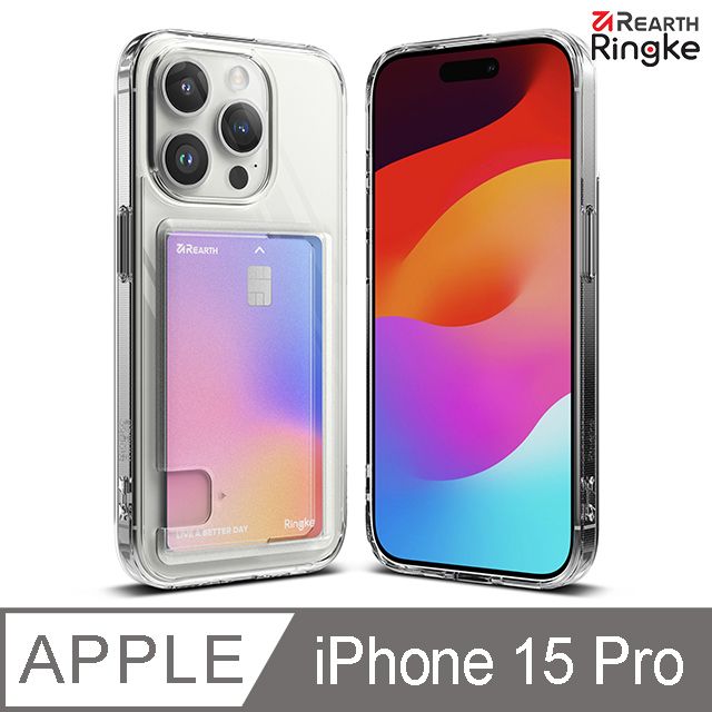 Ringke ｜iPhone 15 Pro 6.1吋 [Fusion Card] 卡片收納防撞手機保護殼