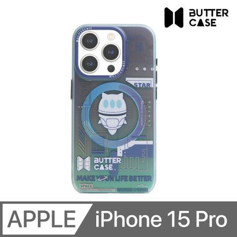 BUTTERCASE iPhone 15 Pro Mars-Mission磁吸夜光防摔手機殼-航太