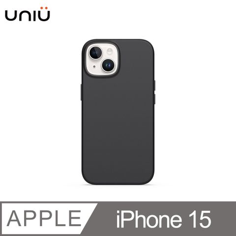 【UNIU】iPhone 15 | SENSA 羊皮手感殼-磁吸版