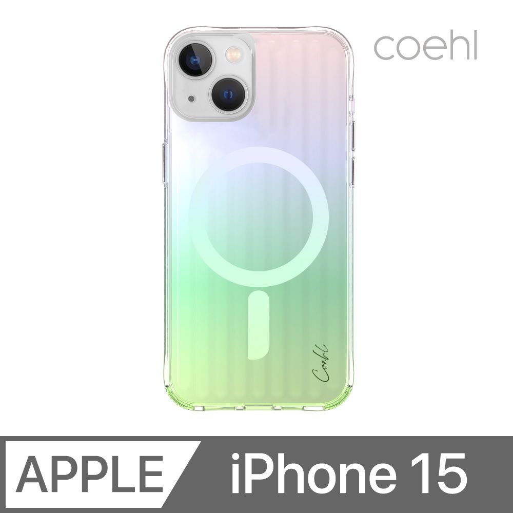 UNIQ  COEHL Linear 質感磁吸防摔手機殼 漸彩 iPhone 15 (附拭鏡布)